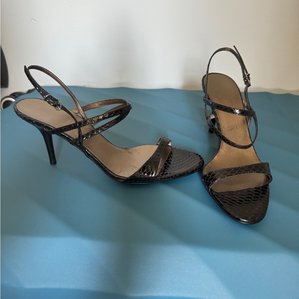 Salvatore Ferragamo Black Stiletto Heels